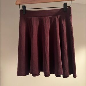 Garage - Soft Modal XS Plum Mini Skirt